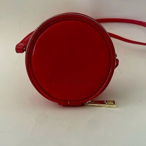 Marc Jacobs Mini 4" Red Patent Leather Canteen Crossbody